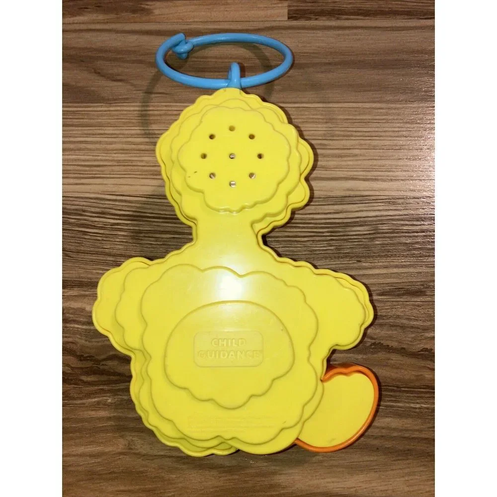 Vintage Child Guidance Baby Big Bird Hanging‎ Music Toy Sesame Street 1985